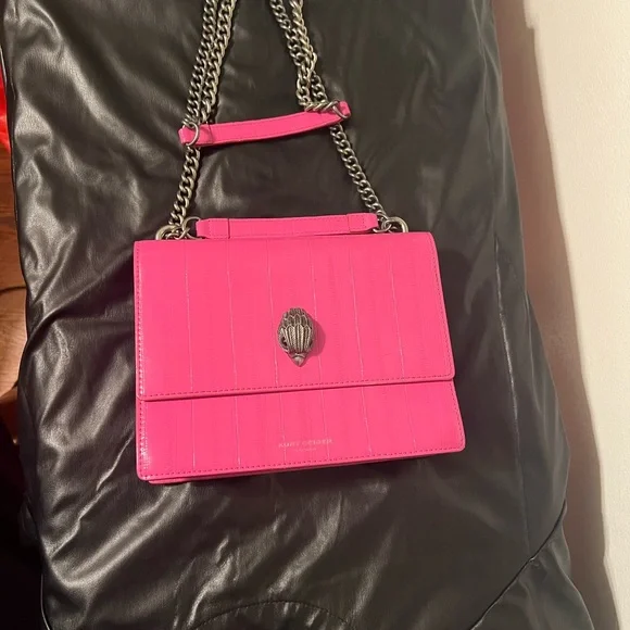 Kurt Geiger Vibrant Pink Shoulder Bag - Picture 3 of 6
